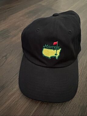 Masters Black Cap with Yellow & Green USA Logo